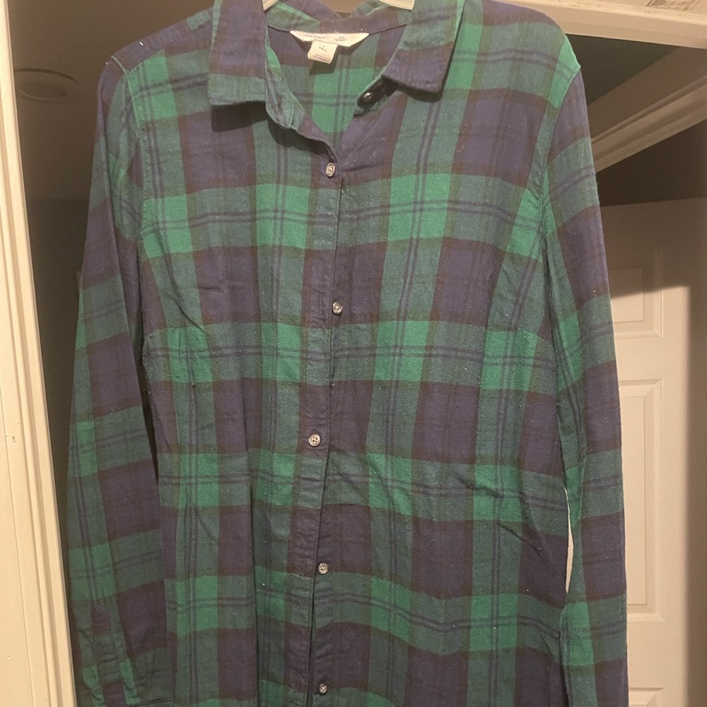 Woman’s flannel shirt